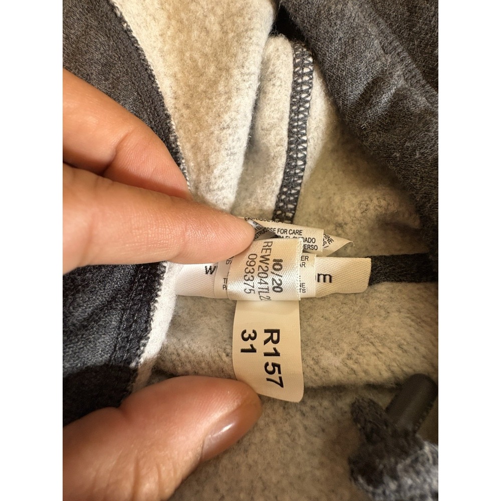 Reebok Hoodie Men Size XL Gray‎ Snap Slash Pockets - Picture 4 of 6